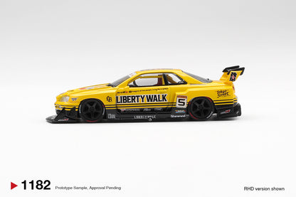 #1182 - Nissan LB-ER34 Super Silhouette Skyline (Sport Yellow)