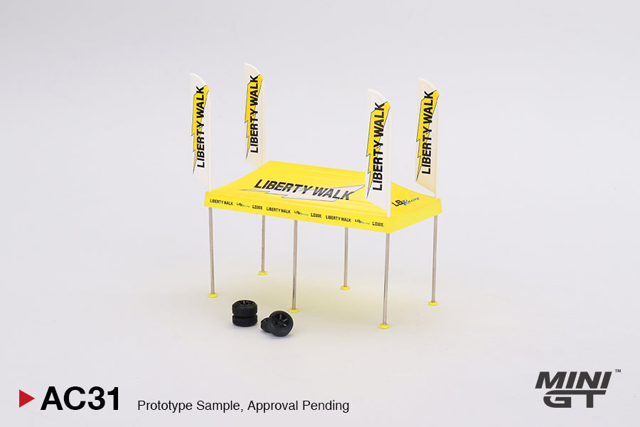 1:64 Paddock Service Tent Set - LB Racing