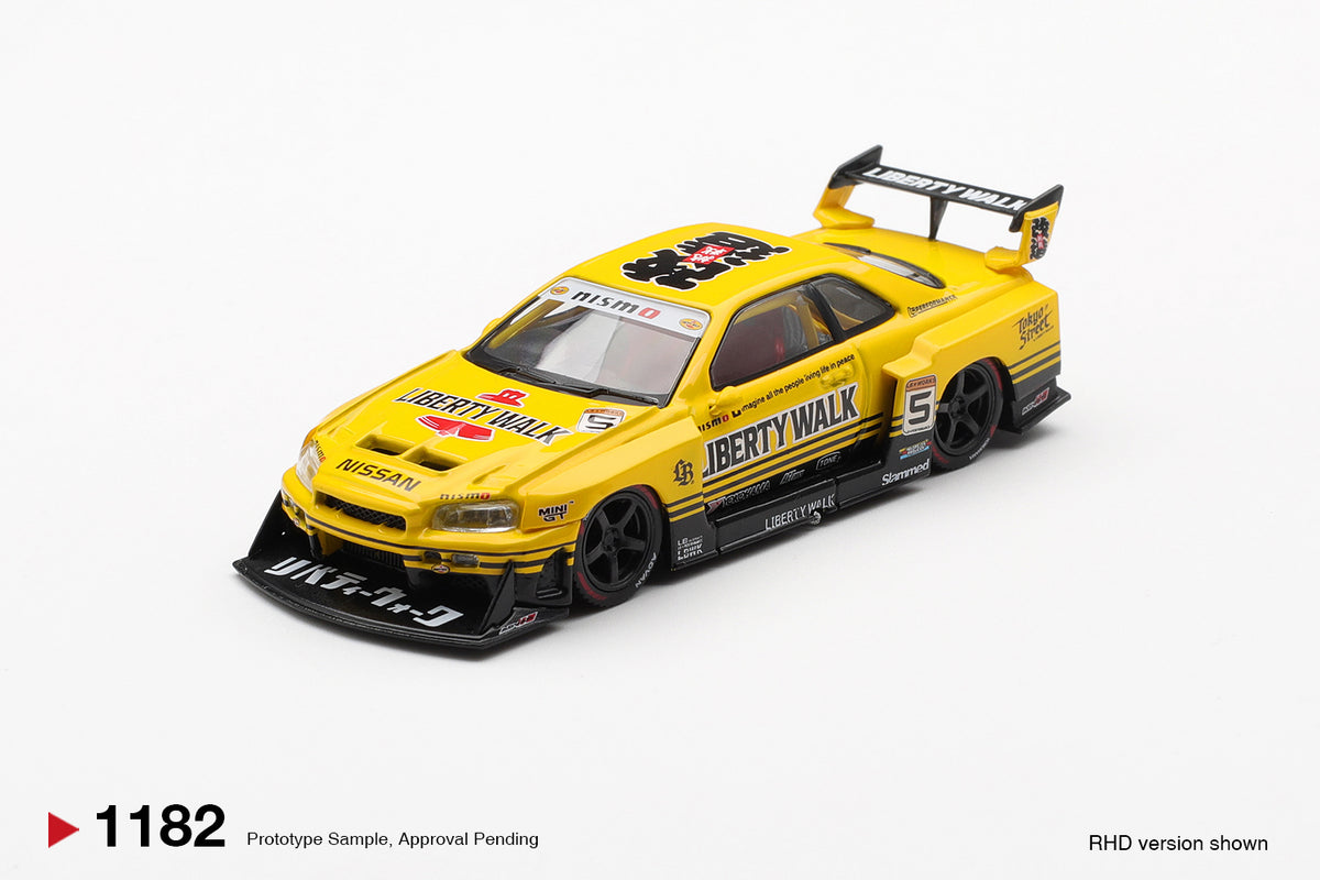 #1182 - Nissan LB-ER34 Super Silhouette Skyline (Sport Yellow)