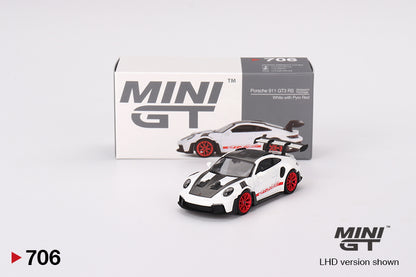 #706 - Porsche 911 (992) GT3 RS Weissach Package (White with Pyro Red)