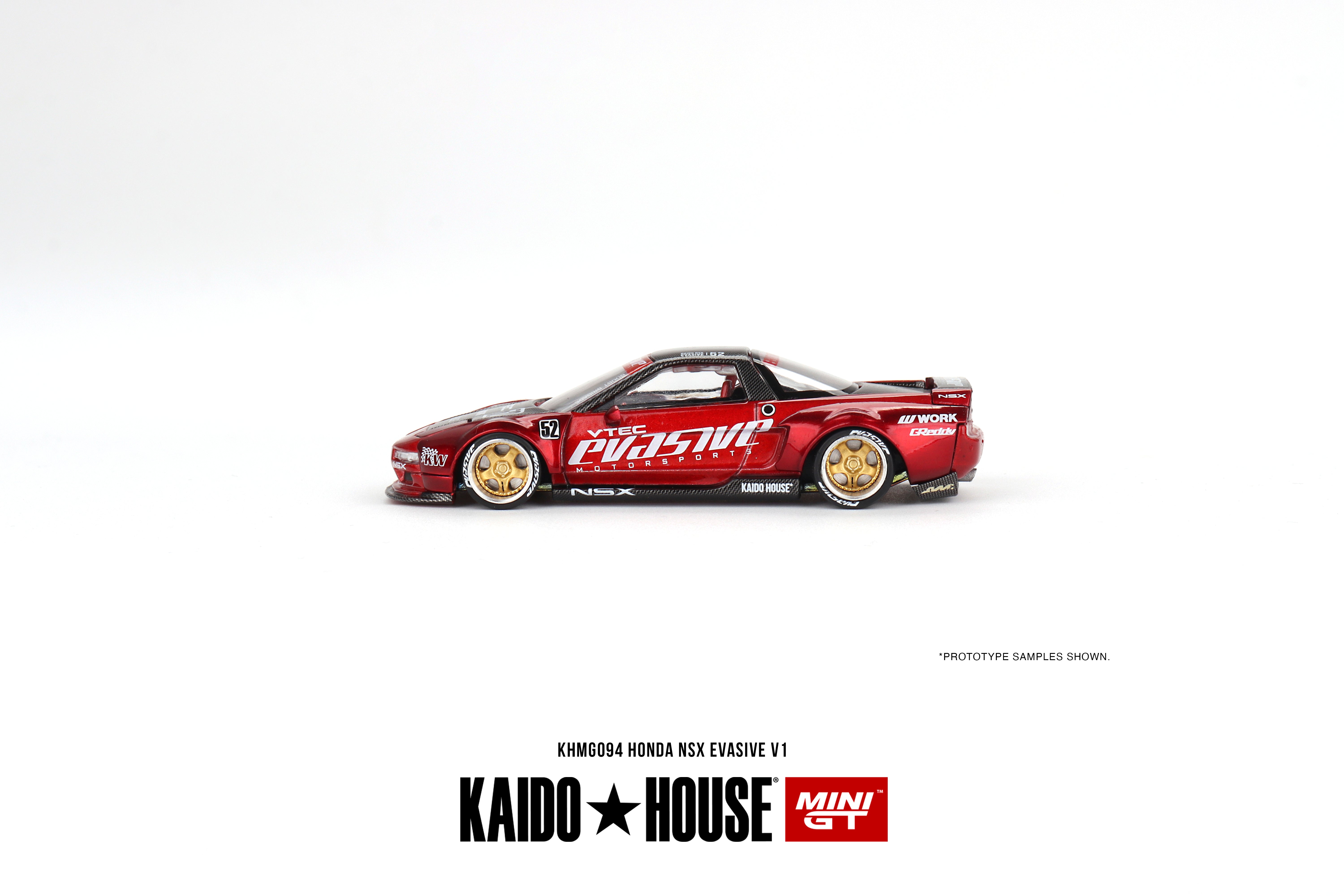 Mini GT Kaido House Honda NSX Evasive V1 Red (094) (1:64