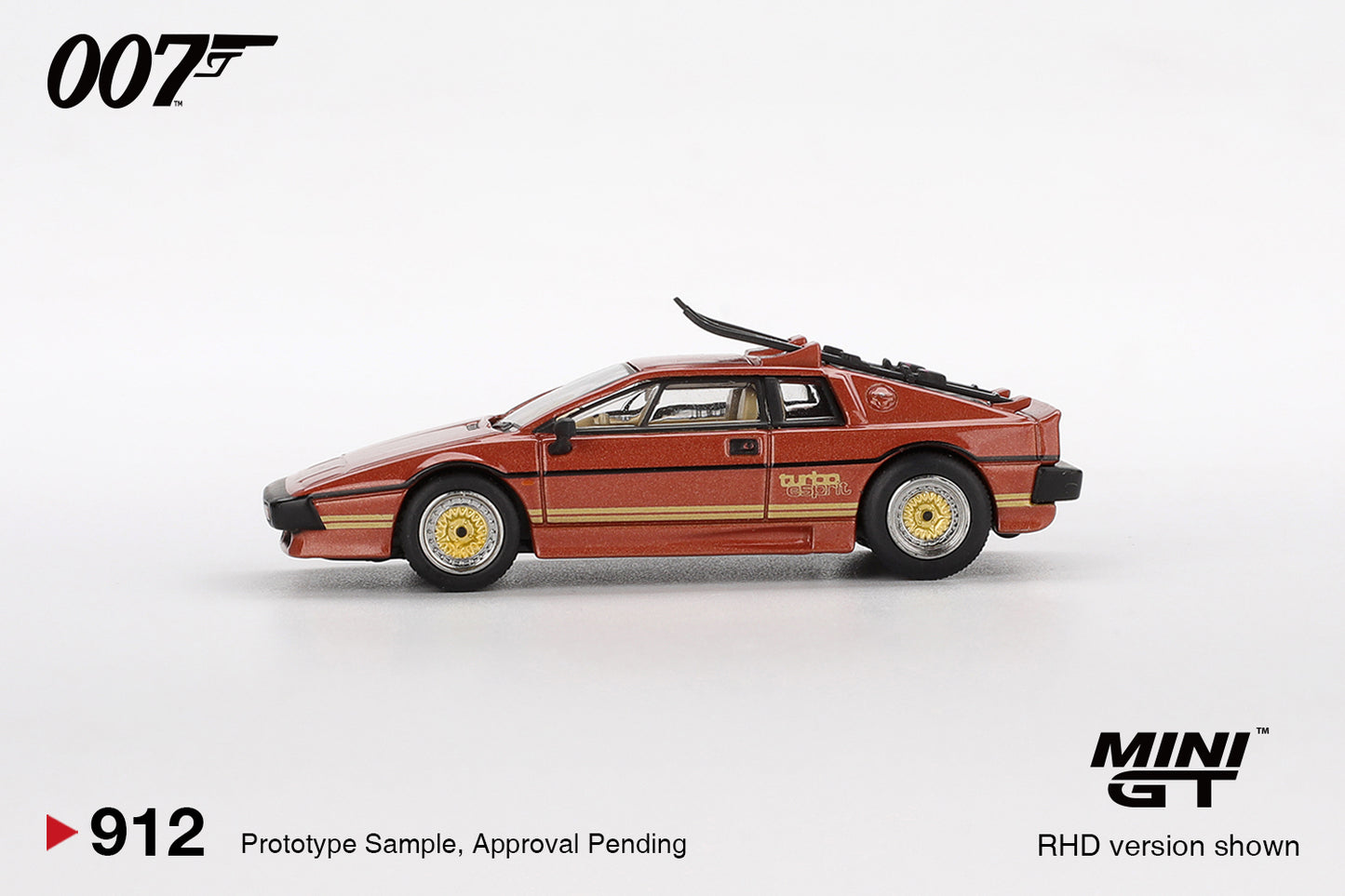 #912 - Lotus Esprit Turbo (Copper Fire Metallic) / James Bond "For Your Eyes Only"