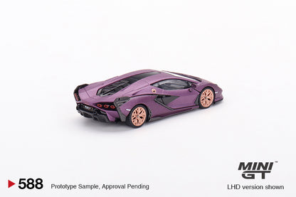 #588 - Lamborghini Sián FKP 37 Matte Viola SE30 [Hong Kong Exclusive]