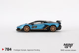 #784 - Lamborghini Aventador SVJ 63 (Blu Aegir)