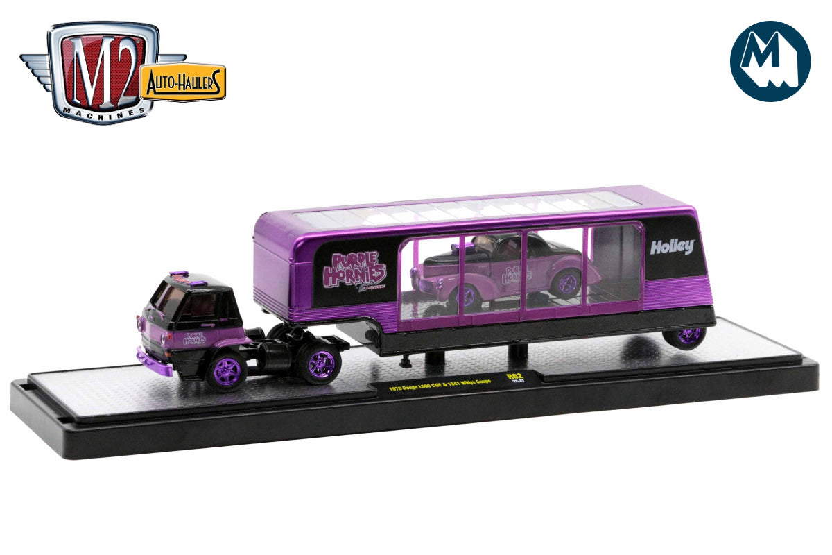 1970 Dodge L600 COE / 1941 Willys Coupe - Holley + Purple Hornies