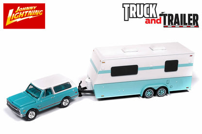 1970 Chevrolet Blazer with Camper Trailer