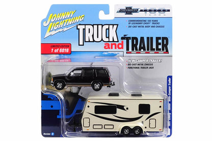 1997 Chevy Tahoe with Camper Trailer