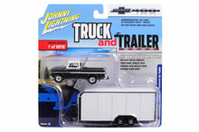1965 Chevy Pickup with Enclosed Car Trailer