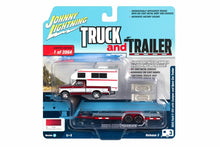 1993 Ford F-150 w/ Truck Camper with Open Car Trailer