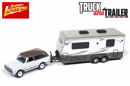 1970 Chevrolet Blazer with Camper Trailer