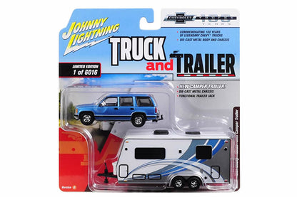1997 Chevy Tahoe with Camper Trailer