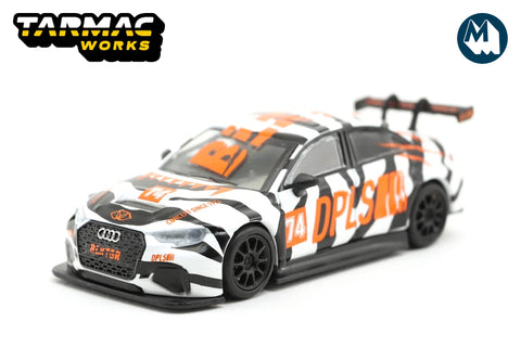 Audi RS3 LMS BLKTGR White - Tarmac Works x DPLS Special Edition #74