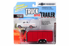 1965 Chevy Pickup with Enclosed Car Trailer