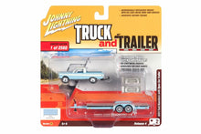 1964 Ford Ranchero with Open Car Trailer