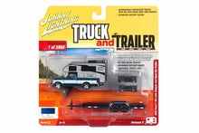 1993 Ford F-150 w/ Truck Camper with Open Car Trailer