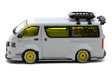 Toyota Hiace Widebody - Tokyo Auto Salon 2021 (Grey with Roof Rack)