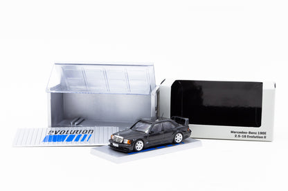 Mercedes-Benz 190 E 2.5-16 Evolution II Black Metallic with Container