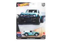 Hot Wheels Car Culture 2022 Mix 1 American Scene / #3 - Ford Bronco R (Aqua)