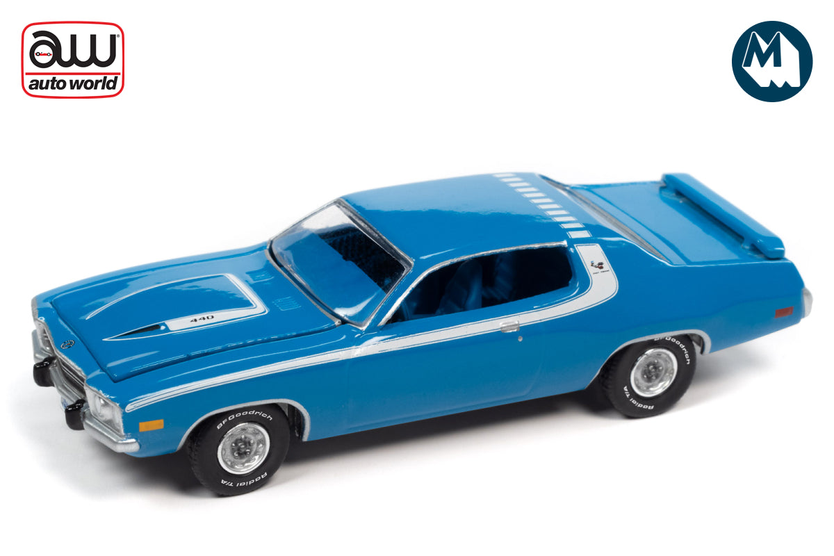 1973 Plymouth Road Runner (Basin Street Blue)