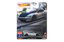 Hot Wheels Car Culture 2022 Mix 1 American Scene / #5 - Tesla Roadster (Silver)