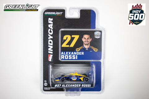 Greenlight 1:64 Diecast 2019 #66 Fernando Alonso McLaren Indy Car – Yellow, Limited Edition