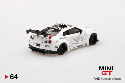 #64 - LB★WORKS Nissan GT-R (R35) Type 1, Rear Wing ver 1+2 White