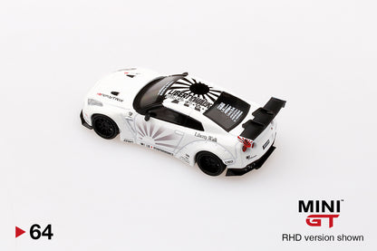 #64 - LB★WORKS Nissan GT-R (R35) Type 1, Rear Wing ver 1+2 White