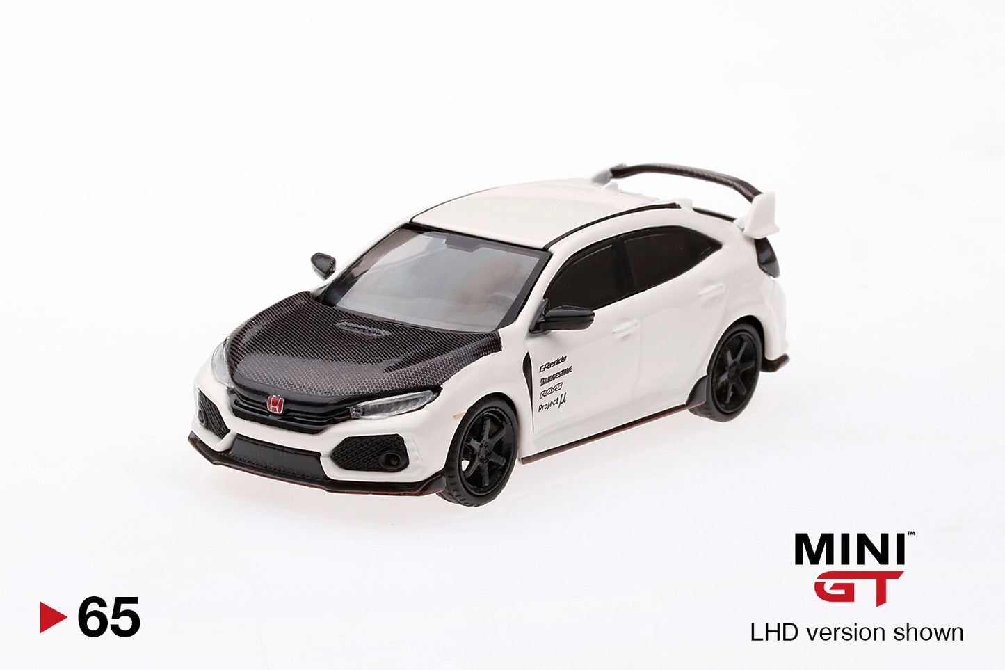 #65 - Honda Civic Type R (FK8) Championship white w/ Carbon Kit & TE37 Wheel