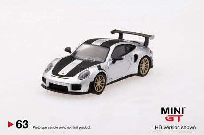 #63 - Porsche 991 Turbo GT2RS GT Silver Metallic