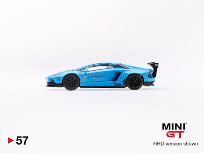 #57 - LB★WORKS Lamborghini Aventador Light Blue