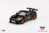 #5 - LB★Works Nissan GT-R (R35) Black w/ Copper Wheels