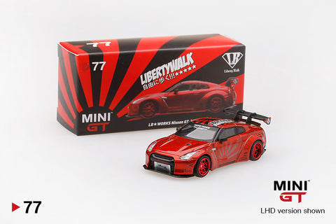 #77 - LB★Works Nissan GT-R (R35) Candy Red