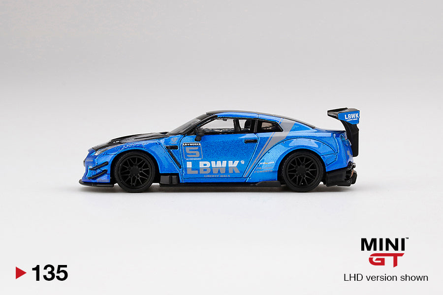 #135 - LB★WORKS Nissan GT-R (R35) Blue, LB Work Livery 2.0