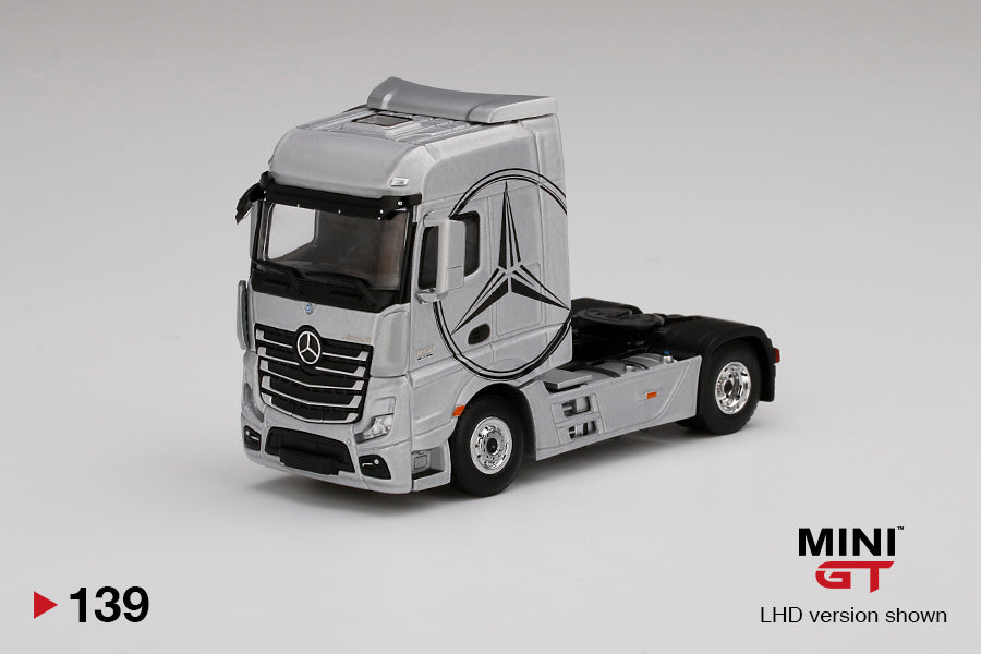 #139 - Mercedes-Benz Actros (Silver with Black Mercedes Logo)