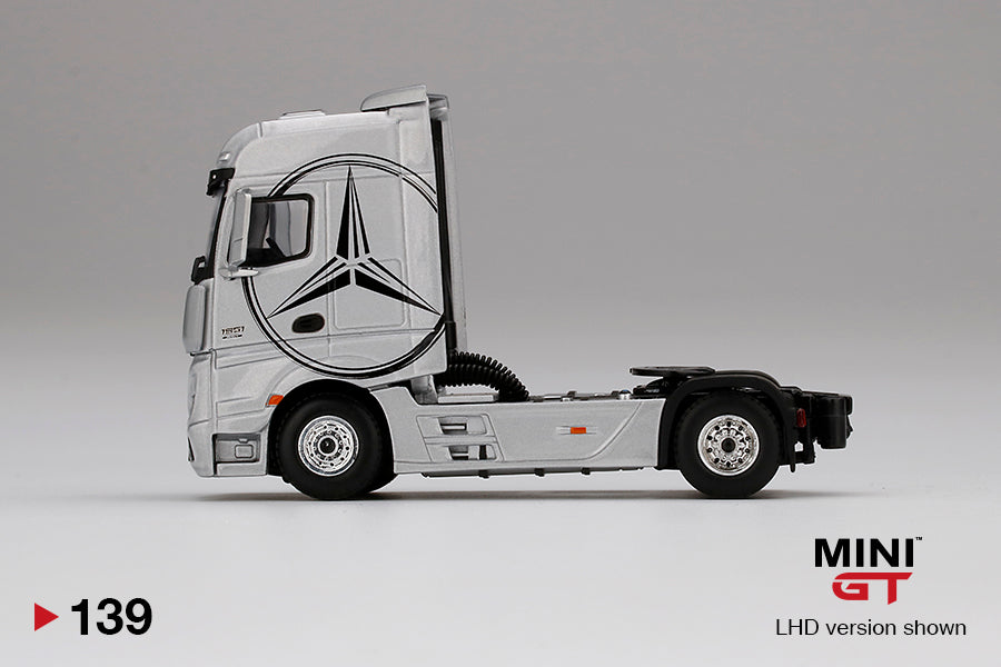 #139 - Mercedes-Benz Actros (Silver with Black Mercedes Logo)