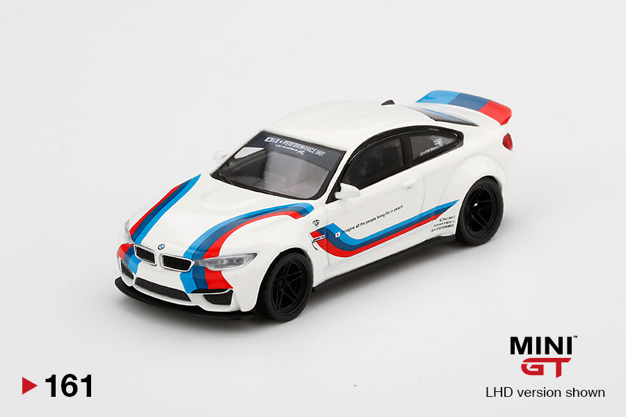 #161 -  LB★WORKS BMW M4 (White with stripes)