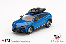 #172 - Lamborghini Urus Blu Eleos w/ Roof Box