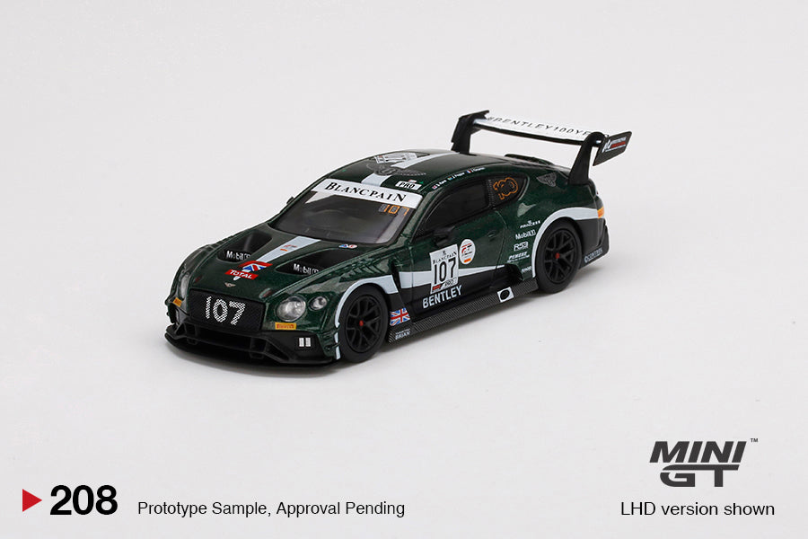 #208 - Bentley Continental GT3 #107 M-Sport Team Bentley 2019 Total 24 Hours of Spa