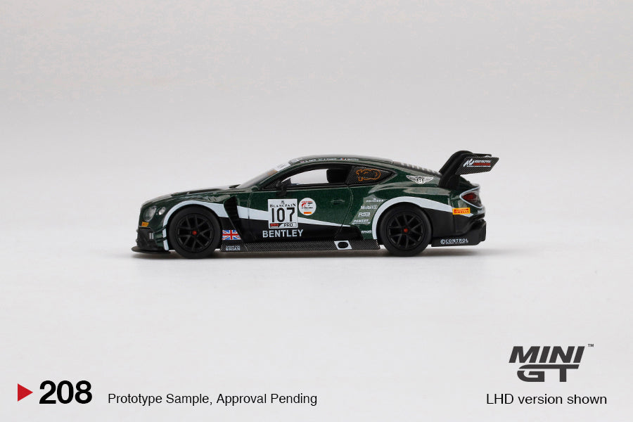#208 - Bentley Continental GT3 #107 M-Sport Team Bentley 2019 Total 24 Hours of Spa