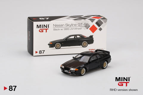 #087 - Nissan GT-R (R32) Black w/ BBS LM Wheel