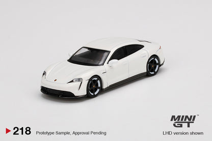 #218 - Porsche Taycan Turbo S White