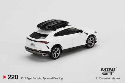 #220 - Lamborghini Urus Bianco Monocerus Matt w/ Roof Box