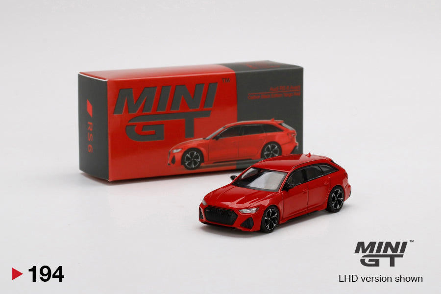 194 - Audi RS 6 Avant Carbon Black Edition Tango Red – Modelmatic
