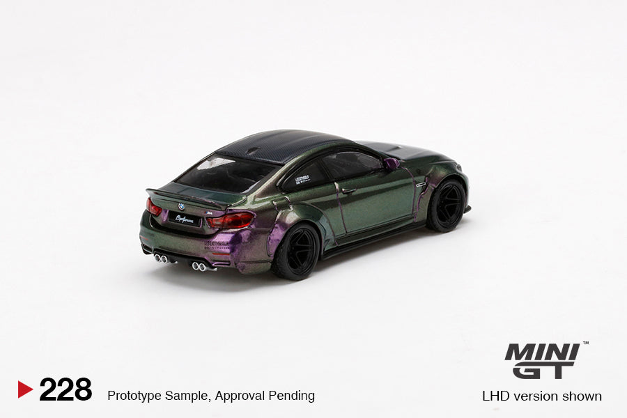 #228 - LB★WORKS BMW M4 Purple-Green Metallic