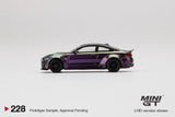 #228 - LB★WORKS BMW M4 Purple-Green Metallic