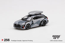 #256 - Audi RS 6 Avant Silver Digital with Roof Box (Camouflage)
