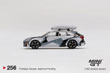 #256 - Audi RS 6 Avant Silver Digital with Roof Box (Camouflage)