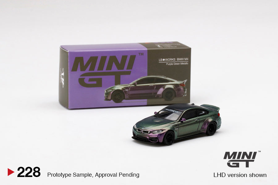 #228 - LB★WORKS BMW M4 Purple-Green Metallic