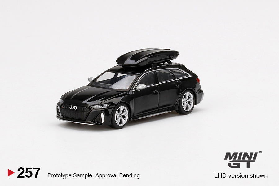 #257 - Audi RS 6 Avant Mythos with Roof Box (Black Metallic)