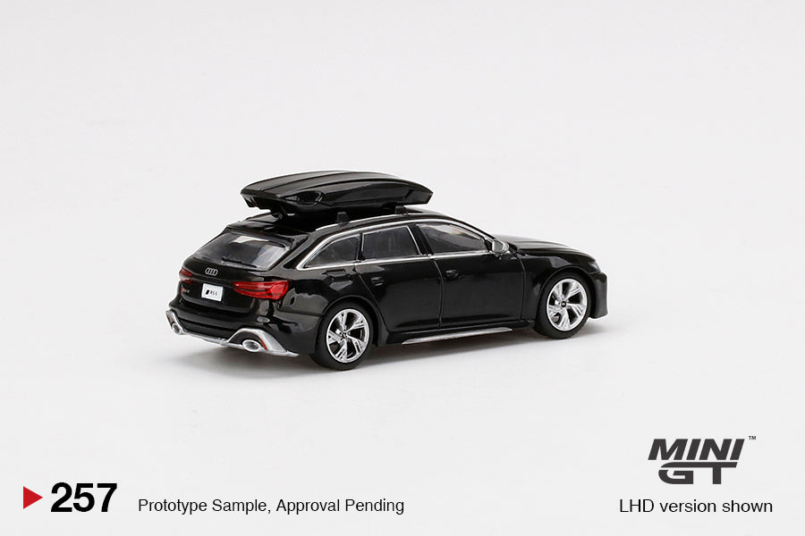 #257 - Audi RS 6 Avant Mythos with Roof Box (Black Metallic)